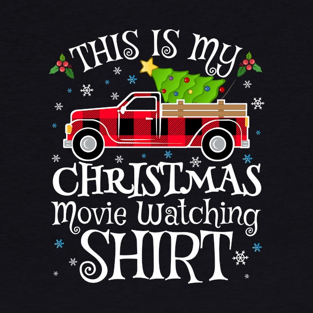 This Is My Christmas Movie Watching Shirt Plaid Pattern by TheMjProduction